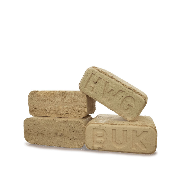 Heizfuxx RUF Classic White Hartholzbriketts – 960 kg Palette Premium Weißholz Briketts für Kamin & Ofen