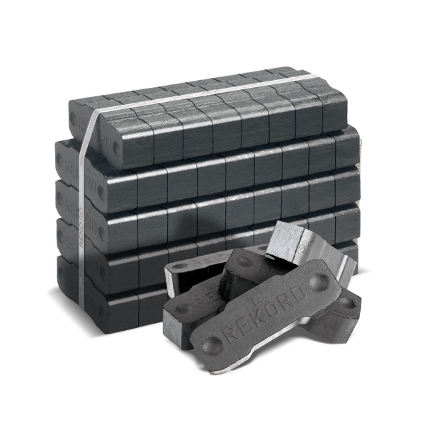 Rekord Braunkohlebriketts – 1.000 kg Palette Langbrennende Briketts für Kamin & Ofen