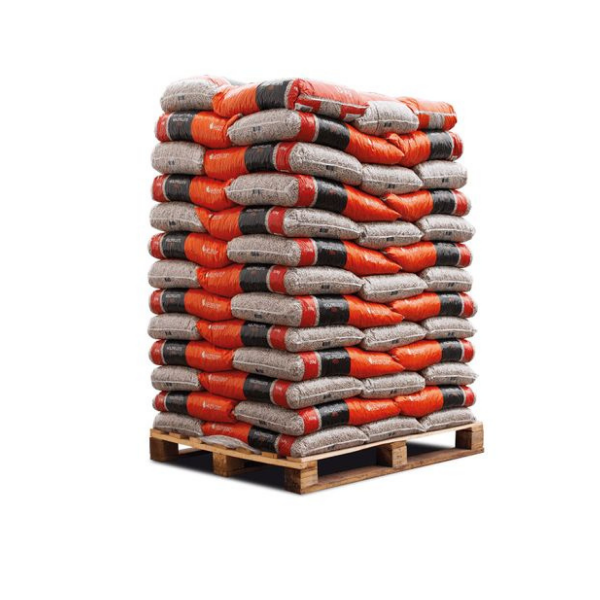 Heizfuxx Red ENplus A1 Holzpellets – 975 kg Palette (65 x 15 kg) Hochwertige Pelletheizung Pellets