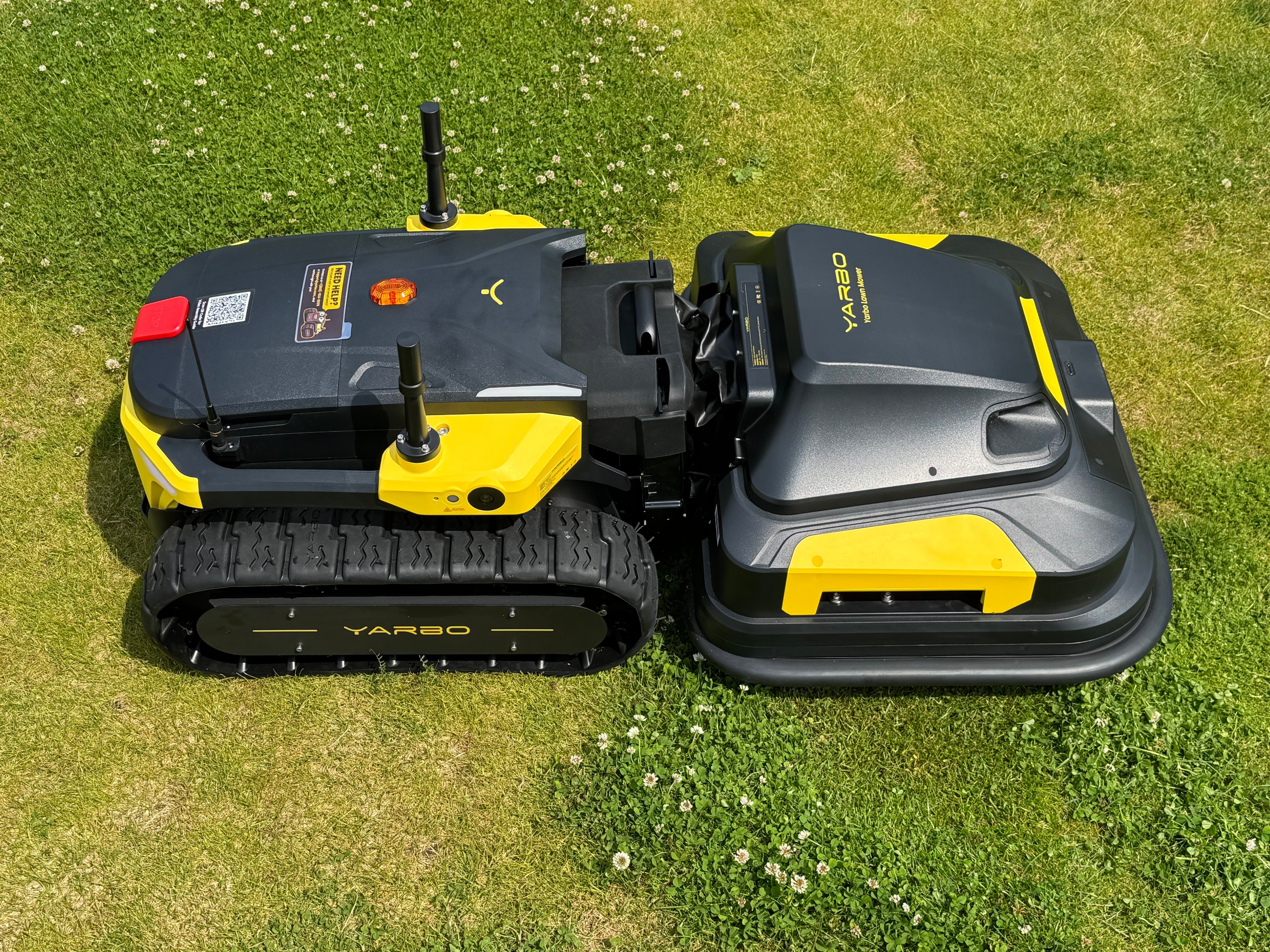 YARBO Mähroboter Set – Core Steuerung & Lawn Mower Modul für bis zu 25.000 m² Rasen, 50 cm Schnittbreite